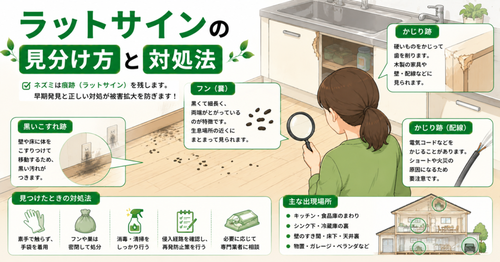 ラットサインの見分け方と対処法