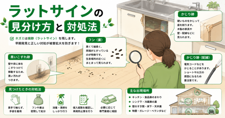 ラットサインの見分け方と対処法