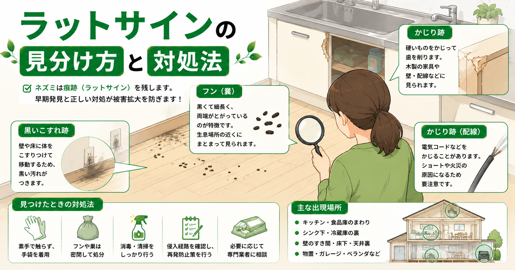 ラットサイン 見分け方